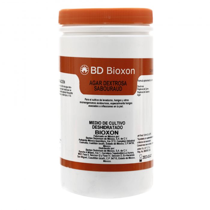 3107-12-p AGAR DEXTROSA SABORAUD. 450G. BIOXON - Image 1