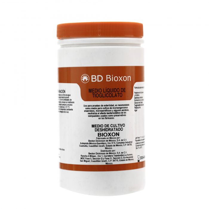3113-19-p MEDIO LÍQUIDO DE TIOGLICOLATO. 450G. BIOXON - Image 1