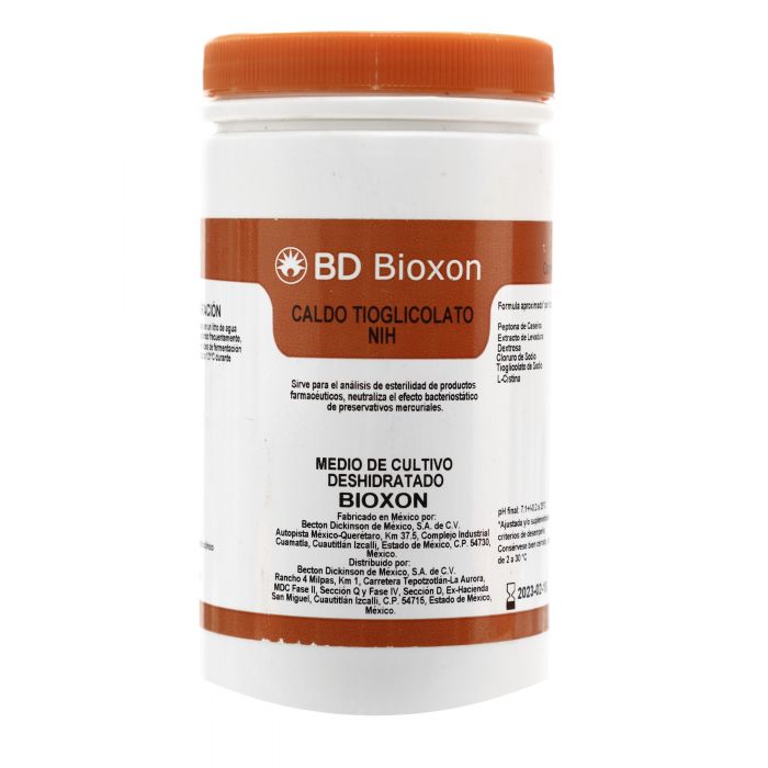 3132-13-p CALDO TIOGLICOLATO NIH. 450G. BIOXON - Image 1
