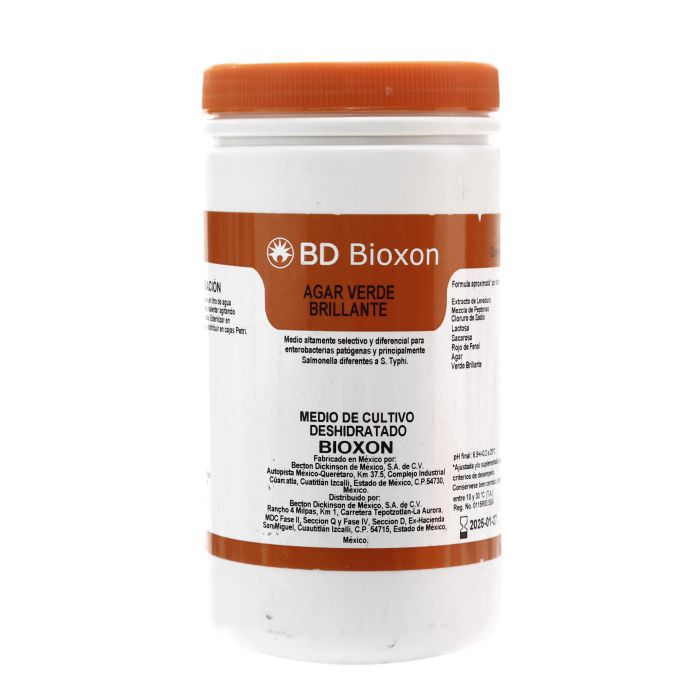 3145-11-p AGAR VERDE BRILLANTE. 450G. BIOXON - Image 1