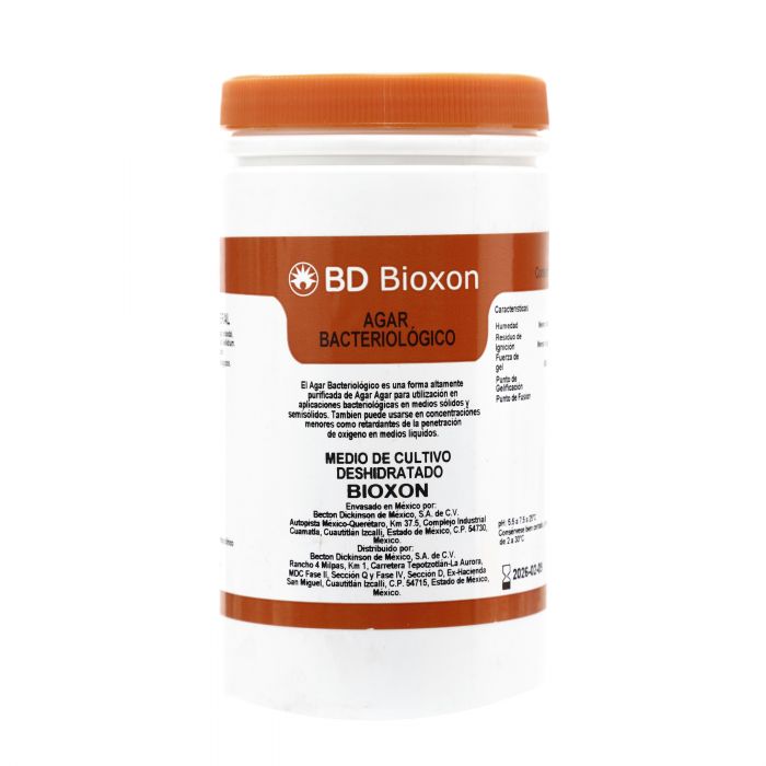 3150-16-p AGAR BACTERIOLÓGICO. 450G. BIOXON - Image 1
